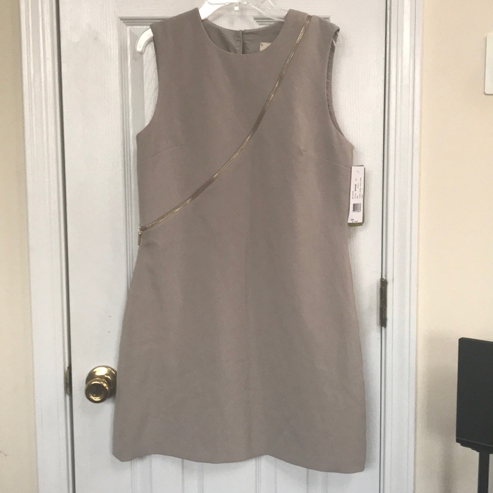 Nicole Miller Artelier Zipper Accented Dress